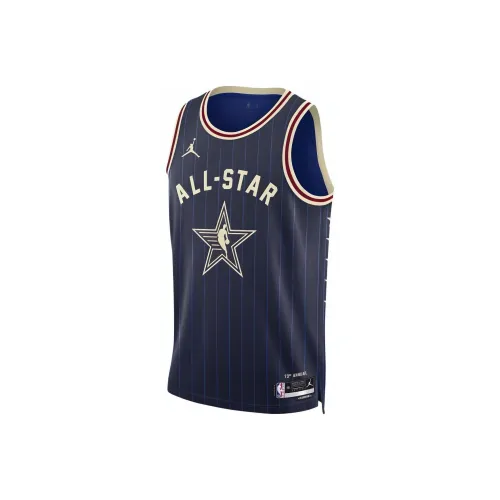 Jordan 2024 All Star Dri FIT NBA Swingman Джерси Баскетбол Джерси Мужской Темно-синий