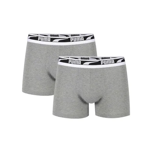PUMA Трусы Мужские 2 упаковки серый