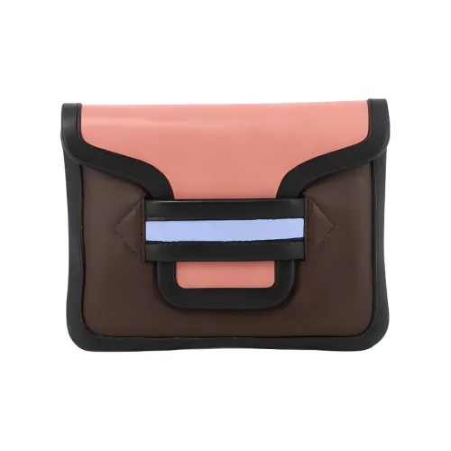 Pierre Hardy Кожа Сумка через плечо Сумка Женская Коричневая и Розовая