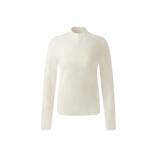 GOELIA Экрю Женские Свитера