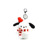 Рождественский красный Белый Шарф Маленький Пашмина [Подвеска]