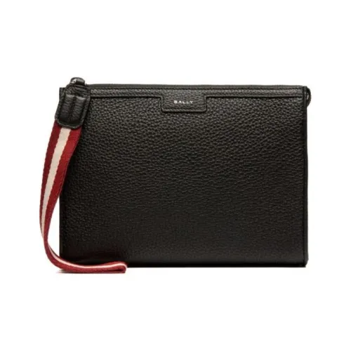 BALLY GRAIN LEATHER Клатч Мужской Черный