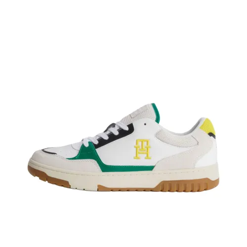 Tommy Hilfiger TRAINERS Баскетбольные кроссовки Низкий Топ Бежевый Зеленый Мужской