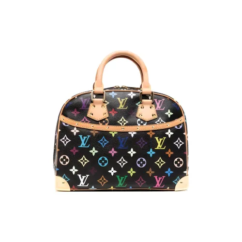 LOUIS VUITTON Сумка-ведро из ПВХ Женская Черная Многоцветная