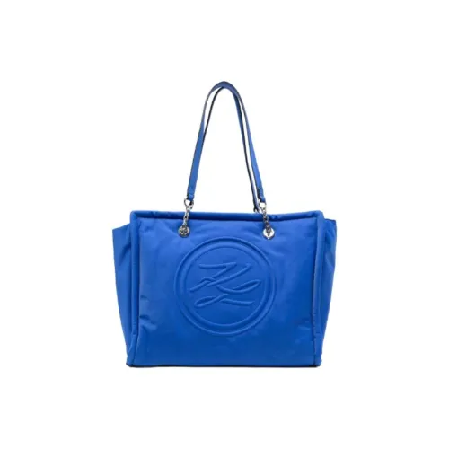 Karl Lagerfeld Переработанный полиамид Тоут Сумка Сумка для покупок Сумка на плечо Сумка большая женская синяя