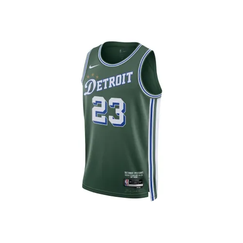 NIKE Зеленый Унисекс Баскетбольная Джерси