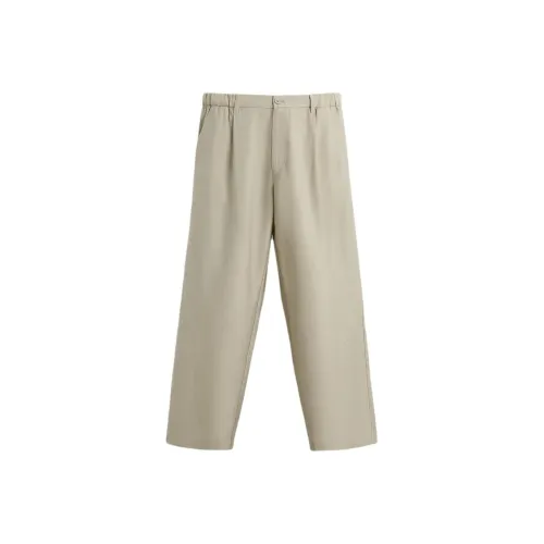 ZARA Оливково-зеленые Мужские Повседневные Штаны