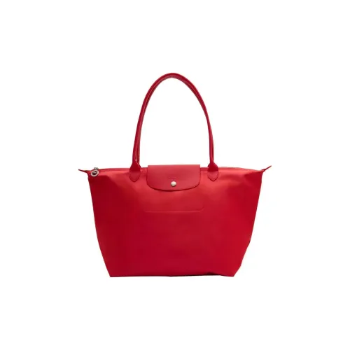 LONGCHAMP Нейлон Одно Плечо Сумка Большая Женская Розовая