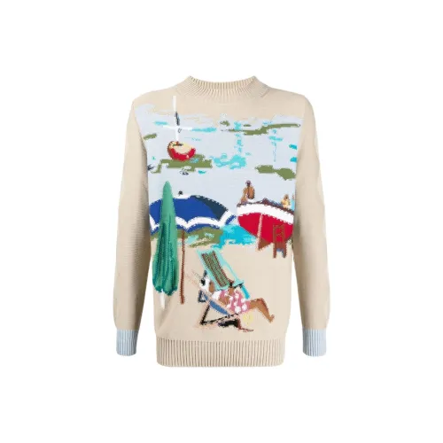 BALLANTYNE Светло-янтарный Мужской Свитеры