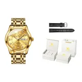 Золотистый [Кожаный ремешок + Коробка]
