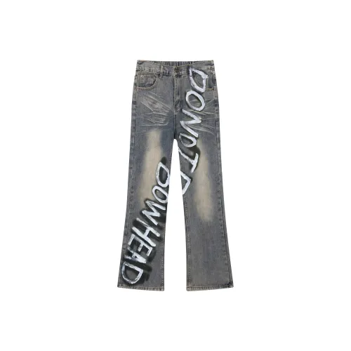 DNBH Loose Fit Straight Fit Bootcut Jeans Unisex
