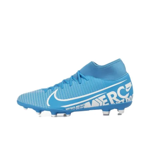 Nike Mercurial Superfly 7 MG MULTI Ground Аbrasion-Resistant Футбольные бутсы Унисекс Синий