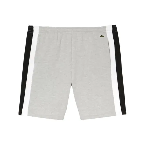 Шорты для спорта для мужчин светло-серого цвета, совместный проект с LACOSTE
