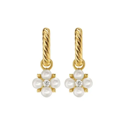 David Yurman 18К золото Серьги Женские Золото