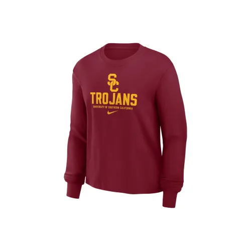 nike CollegeUSC FW24 T-Shirt Женская Красная
