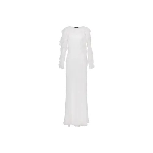 ALBERTA FERRETTI Длинное платье с длинными рукавами женское