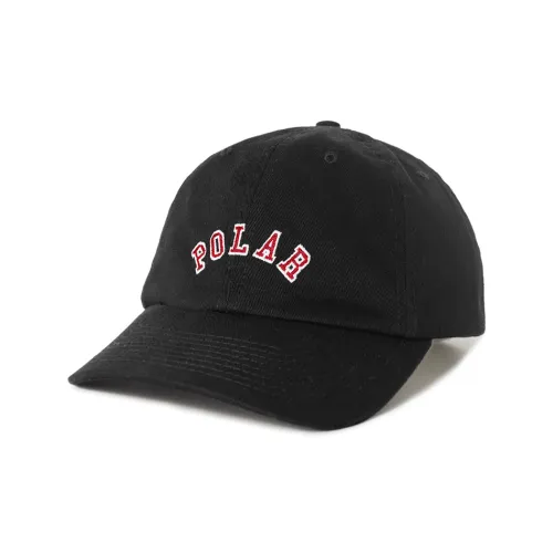 POLAR SKATE CO Хлопковые кепки унисекс черные