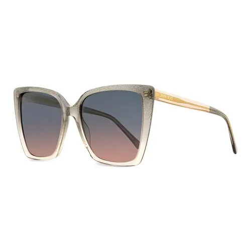 Jimmy Choo Ацетат Бабочка Солнцезащитные очки Женские Бежевый