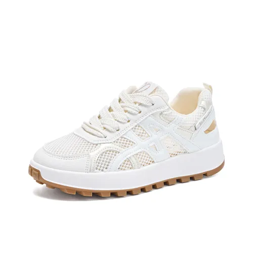 La Chapelle Устойчивые к истиранию низкие кроссовки для скейтбординга Женские Белые