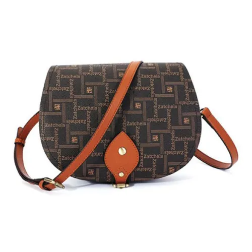 Zatchels Сумки через плечо Темно-кофейный Женские