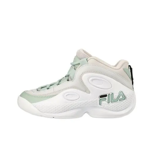 FILA Grant Hill 3 MID Топ Винтажные баскетбольные кроссовки Женские Белые Зеленые