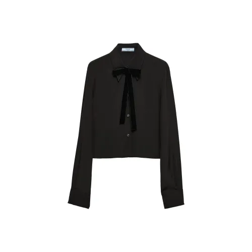 PRADA Черные Женские Рубашки