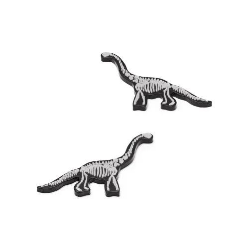 HelloSlippers Динозавр Окаменелость T Rex Окаменелость PVC Ночной свет Украшения для обуви Унисекс