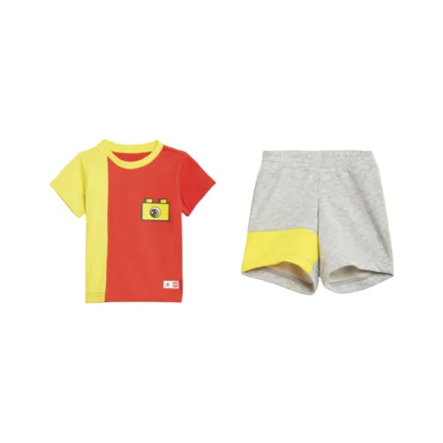 ADIDAS X LEGO Повседневная спортивная одежда Красный Желтый Для малышей и детей дошкольного возраста