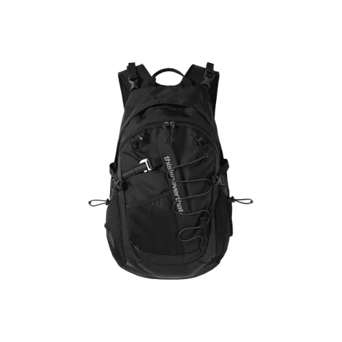 Thisisneverthat Нейлон Рюкзак Унисекс Черный