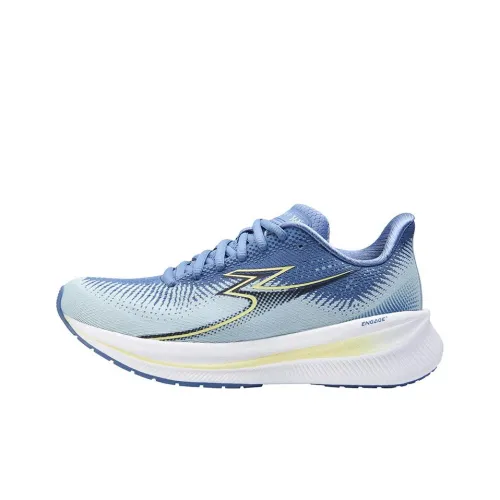 361° Centauri 2 Амортизирующие кроссовки Slip-resistant Low Top для бега Женские Синий Желтый