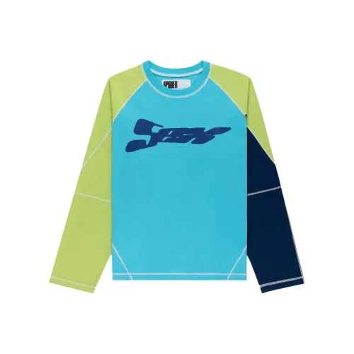 Sp5der Синий Мужской T-Рубашки