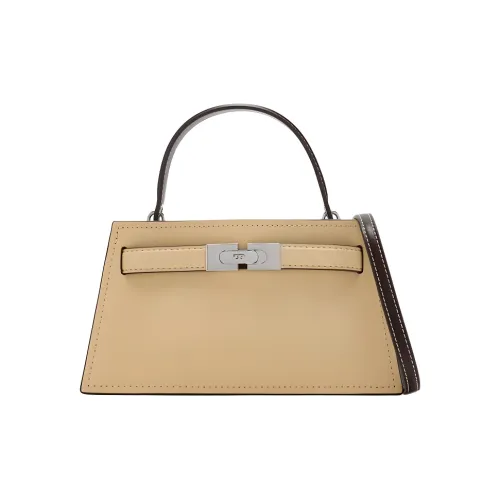 TORY BURCH Lee Radziwill Телячья кожа Сумка через плечо Сумка Маленькая Женская Желтая