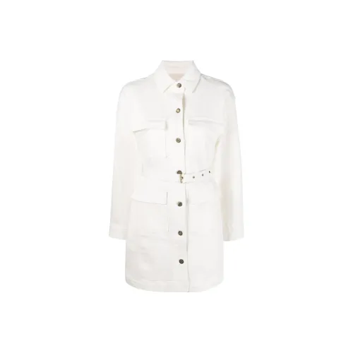 Michael Kors Белое Женское Длинное Платье с Рукавами