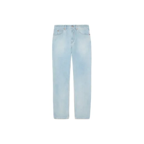 GUCCI Light Blue Men's Jeans GUCCI Светло-голубые мужские джинсы