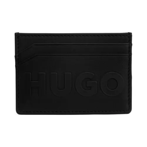 Hugo Boss Men's Sheepskin Cardholder Black