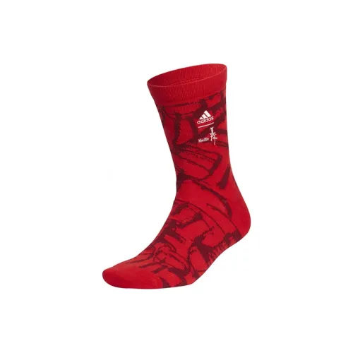 Adidas 1 шт Красный Унисекс MID Носки до икры