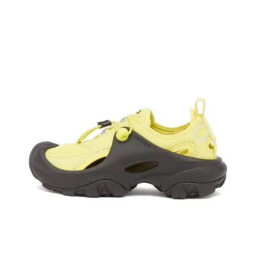 Crocs Низ Резистентный Сцепление Низкий Топ Альпинистские и туристические ботинки Мужской Желтый Черный