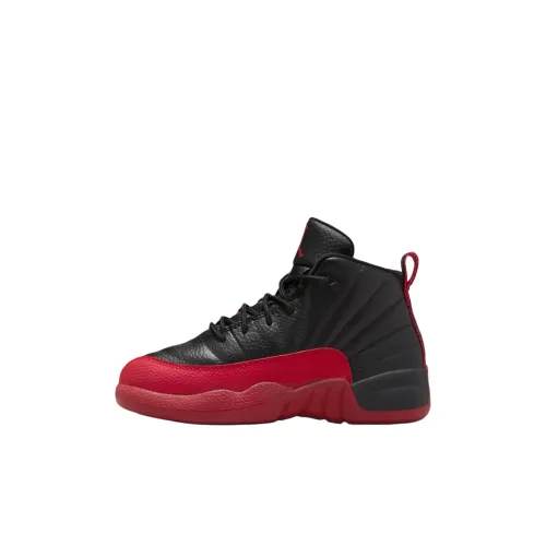 Jordan Air Джордан 12 Противоскользящие устойчивые к истиранию высокие баскетбольные кроссовки для детей