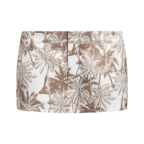Lioness RHODE Мини Шоколад Пальма Джинсовые короткие юбки Женские