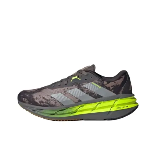 Adidas ADISTAR 3 Беговые кроссовки Низкий топ Уголь/Ночной коричневый/Основной черный Мужской