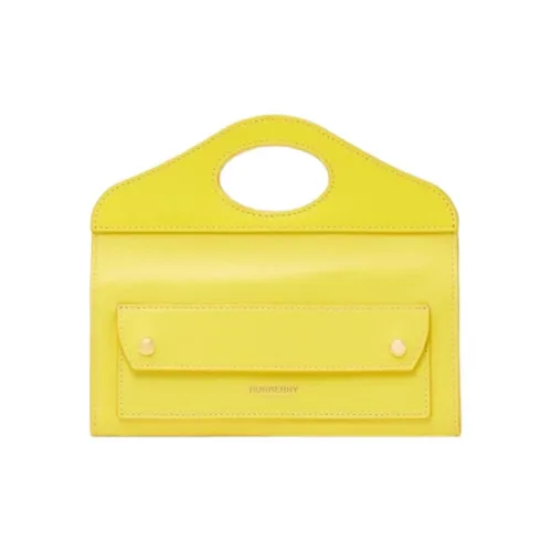 Burberry Карманная сумка из овечьей шкуры карманная сумка сумка через плечо клатч мини женский желтый