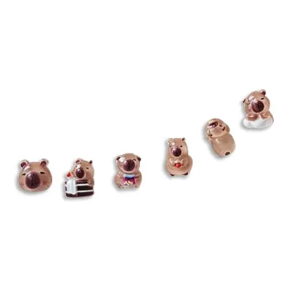 LuluCanaan Смола Серьги-гвоздики Женские