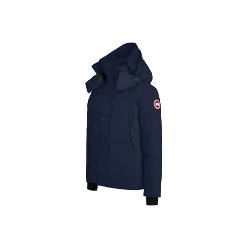 Canada Goose Wyndham Series Down Jacket Parka Coat Men's Blue