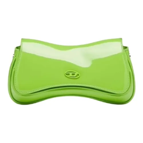 DIESEL Сумка из синтетической кожи маленькая женская светло-зеленая