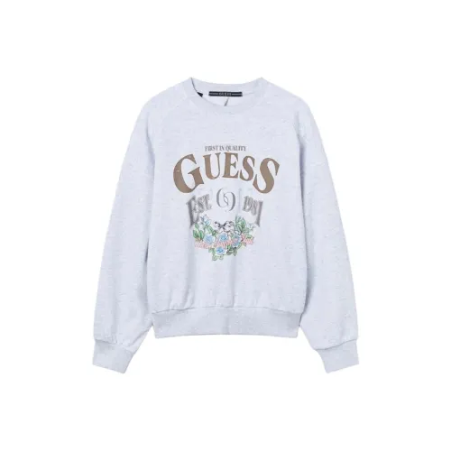 GUESS Светло-серый Женские Свитшоты