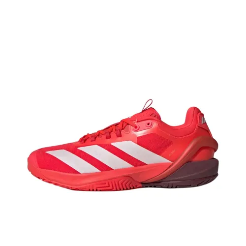 Adidas Adizero Cybersonic 2 Устойчивые к истиранию Низкие Кроссовки для тенниса Мужские Красные