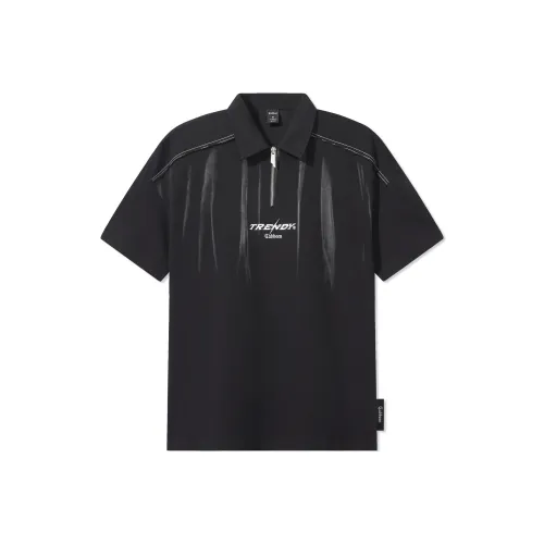Cabbeen Charcoal Black 01 Мужская Поло