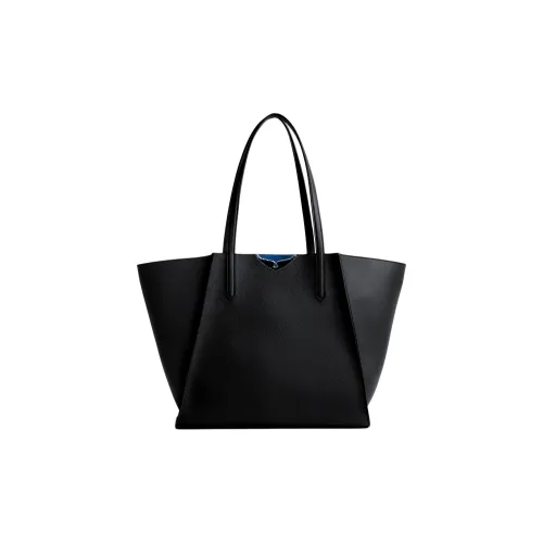 Zadig Voltaire Коровья кожа Тоут Сумка Сумка для покупок Сумка на плечо Сумка Женская Melody Черная