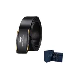 Чёрный с золотой окантовкой (тёмно-синяя коробка)