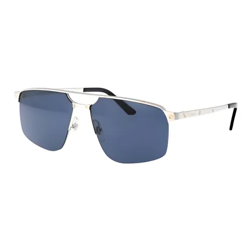 Cartier Aviator Солнцезащитные очки Мужские Серебряные